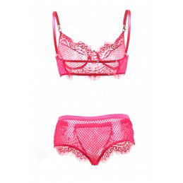 Soutien-gorge balconnet  avec tanga string - du desir au plaisir