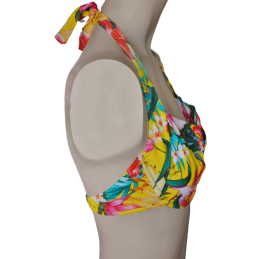 Haut de maillot de bain robo c.
Haut de maillot de bain imprimer tropical.
Bonnet D avec armatures.
S