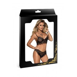 ensemble tout en dentelle noir