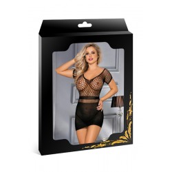 ROBE COURTE RÉSILLE NOIRE PARIS HOLLYWOOD - du desir au plaisir