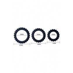 pack 3 cockrings TITAN - du desir au plaisir