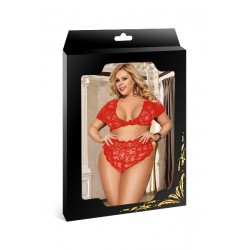 Ensemble dentelle florale - du desir au plaisir