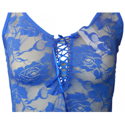 Ensemble nuisette string  en dentelle - du desir au plaisir